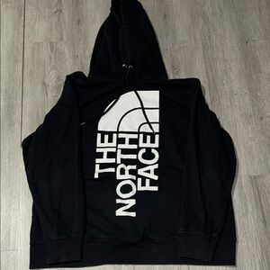 The North Face Black Pullover with White Logo